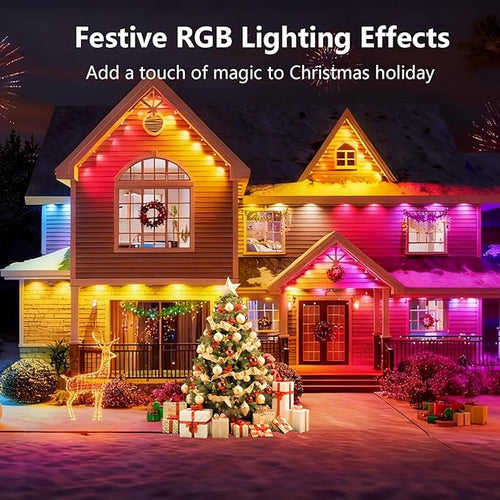 300FT Permanent Outdoor Lights, RGB LED Eaves Lights - Image 2