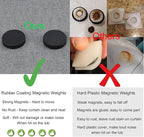 Magnetic Shower Curtain Weights, Rubber Covered Heavy Duty Weights, Prevent - Image 5