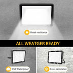 2 pack 300W LED Flood Light, Super Bright 42, 500LM 5000K Daylight IP66 - Image 4