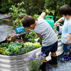 JERIA Raised Garden Bed, Galvanized Raised 2 Pcs 4×2×1ft Planter Boxes Outdoor - Image 6