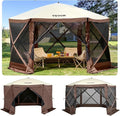 VEVOR 12 * 12ft 6 Sided Pop-up Canopy Shelter Tent by VEVOR