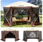 VEVOR 12 * 12ft 6 Sided Pop-up Canopy Shelter Tent by VEVOR