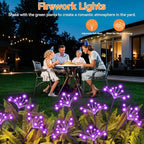 Solar Garden Lights 2 Pack Waterproof Solar Swaying Starburst Light Outdoor - Image 6