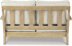 Signature Design by Ashley Clare View Coastal Outdoor Loveseat, Cushioned - Image 6