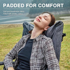EVER ADVANCED Oversized Folding Rocking Camping Chair, Padded Portable Rocker - Image 3