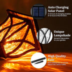 GIGALUMI Solar Lights Outdoor Waterproof, 8 Pack Flickering Flame LED Lights - Image 4