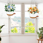 12 inch Hanging Planters for Indoor Plants, 2 Pack Self-Watering Hanging - Image 6