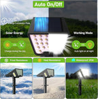 Solar Spot Lights Outdoor Waterproof IP67, Solar Powered Lights Outdoor - Image 3
