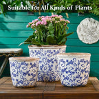 Vintage Ceramic Planter Without Drainage Hole, 6.5 Inch - Image 8