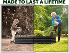 Plant & Plot Galvanized Raised Garden Beds Outdoor // 4×2×1 ft Planter Raised - Image 3