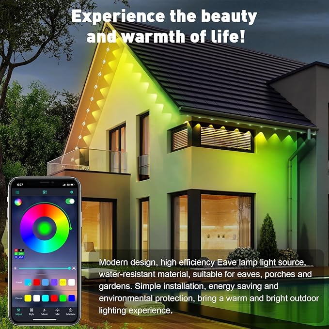 150FT Permanent Outdoor RGB Lights - Image 4