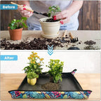 Waterproof Potting Mat for Indoor Plant Transplanting and Dirt Control - Image 2