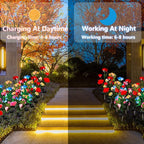 Mothers Day Gifts Solar Garden Decor Outdoor Lights, 4 Pack Waterproof Garden - Image 4