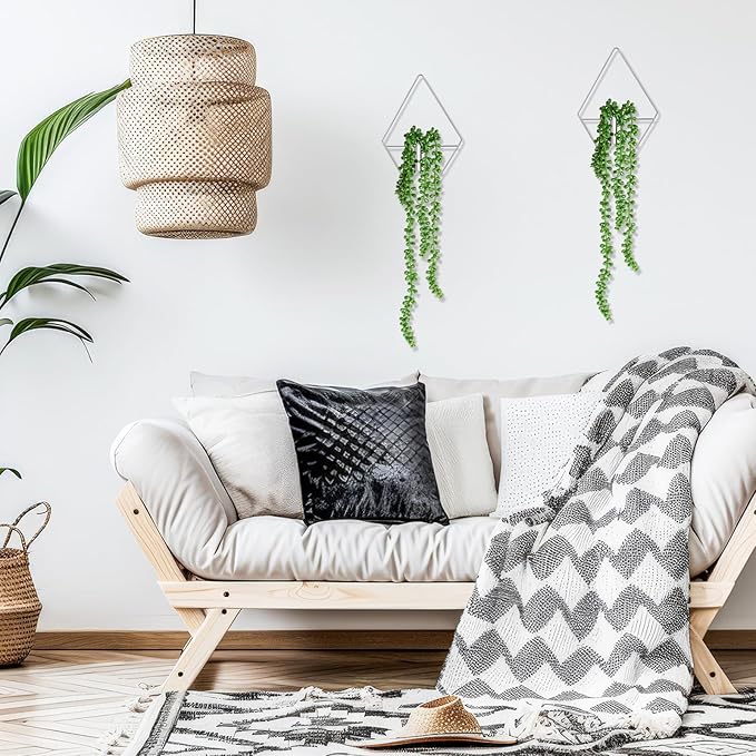 2 Pieces Wall Decor Hanging Planters - Image 8