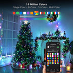 Brizled Smart Christmas Lights, 196ft 600 LED Smart WiFi Color Changing String - Image 3