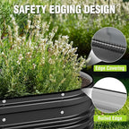 WORKPRO 2PK 4x2x1ft Outdoor Galvanized Raised Garden Bed Kit, Rust & Corrosion - Image 3