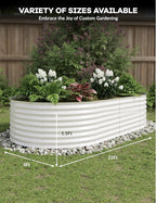 GarveeLife 10x4x1.5 ft Galvanized Raised Garden Bed - Image 4