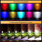 20W RGBW Color Changing Outdoor Spotlight - Image 4