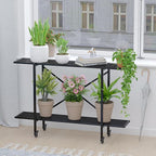Zhongma 2 Tier Metal Sturdy Narrow Plant Stand - Image 3