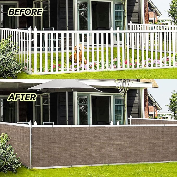 LOVE STORY Balcony Privacy Screen, UV Protection and Weather-Resistant - Image 3