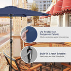 Simple Deluxe 9' Patio Umbrella Outdoor Table Market Yard Umbrella - Image 6