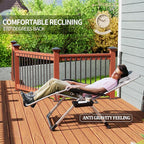 UDPATIO Oversized Zero Gravity Chair Set of 2, 33In XXL Patio Reclining Chair - Image 6