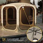 East Oak Screen House Tent Pop-Up, Portable Screen Room Canopy Instant Screen - Image 8