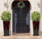 Tall Planters for Outdoor Plants Set of 2, 23.6" Large Taper Flower Plant Pots - Image 5
