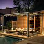 AECOJOY 12' x 12' Gazebo Outdoor Pergola - Image 2