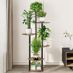 AZERPIAN Plant Stand 6 Tier Indoor Metal Flower Shelf - Image 3