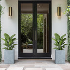 Kante 15.7" H Tall Rectangular Concrete Planters, Outdoor Indoor Lightweight - Image 6