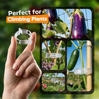 100pcs Tomato Clips for Climbing plants, Plastic Trellis Plant Support Clips - Image 5
