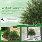 Artificial Cypress Topiary Bushes - Image 5