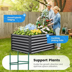 Quictent Galvanized Raised Garden Bed 4x3x2ft Tall Garden Bed Extra Height - Image 3