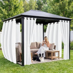 Outdoor Curtains for Patio Waterproof 6 Panels - Image 4
