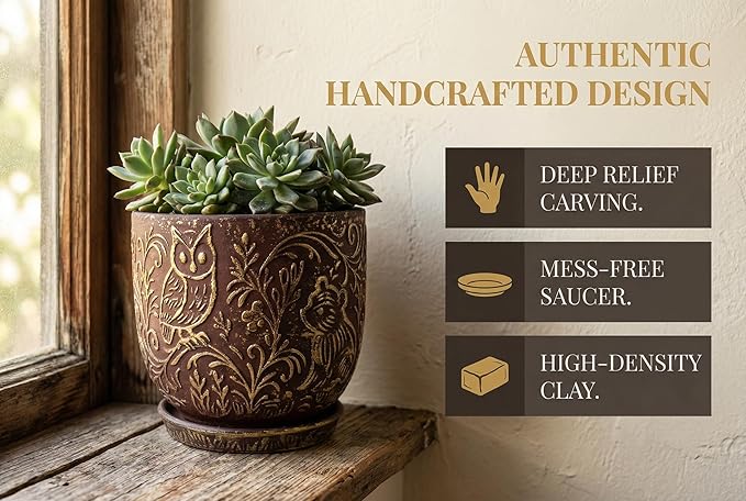 Decorative Ceramic Planter Pot - Image 5