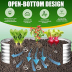 17" Tall Elevated Oval Metal Raised Garden Bed - 5ft x 2ft in Size and 0.8MM - Image 6