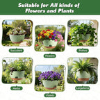 13-inch Oversized Hanging Planter Set of Two, Planters - Image 6