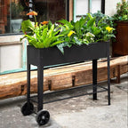 Piksedo Raised Garden Bed, Elevated Planter Metal Plant Box - Image 5