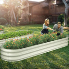 Raised Garden Bed Kit, Oval Large Metal Raised Beds - Image 6