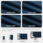 Joydeco Blackout Door Curtain for Doorway Privacy 72 Inches Long, Grommet - Image 8