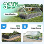 Quictent Raised Garden Bed Galvanized Raised Beds - Image 3