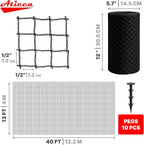 Heavy Duty Bird Netting for Garden Protection & Fruit Trees, 13x40 Ft - Image 2