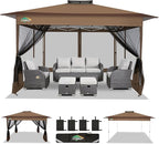 COBIZI 13x13 FT Pop up Gazebo on Clearance by COBIZI