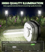 Bright Solar Pathway Lights, 2 Pack Solar Lights Outdoor Waterproof IP65 - Image 2