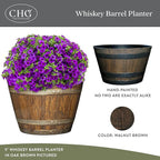 Classic Home & Garden Whiskey Barrel Planters - Image 2