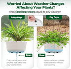 T4U 12 Inch Large Hanging Planters - Image 5