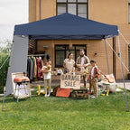 10X10 Pop Up Canopy, Slant Legs Instant Outdoor Canopy Tent - Image 6