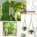 PlusRoc 30 Pack Ceiling Hooks for Hanging Plants Outdoor String Lights Heavy - Image 4