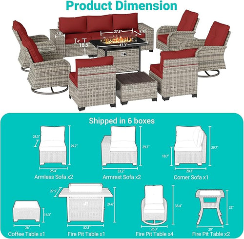 13-Piece Outdoor Patio Furniture Set - Image 2